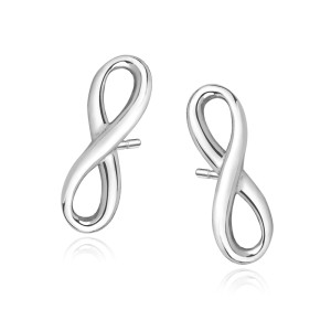 Cercei argint cu infinit DiAmanti Z1097E-DIA (Argint 925‰ 0,90 g.)
